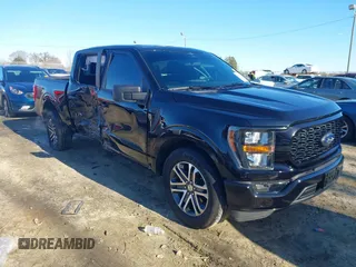 2023 Ford F-150 XL with VIN 1FTEW1CP8PKF89753, listed as a IAAI auction lot 41362939 with 12,092 mi miles. Bid and sale history available at carsss.com. Image 1.