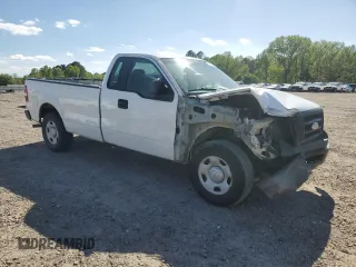 2008 Ford F-150 XL with VIN 1FTRF12W88KD37125, listed as a Copart auction lot 52912575 with 225,384 mi miles and Salvage Title. Bid and sale history available at carsss.com. Image 4.