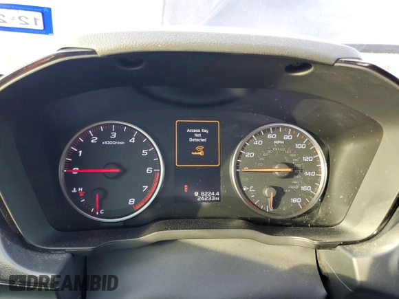 2022 Subaru WRX Premium with VIN JF1VBAF65N9026815, listed as a Copart auction lot 84898924 with 24,233 mi miles and Salvage Title. Bid and sale history available at carsss.com. Image 9.
