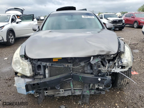 2008 Infiniti G35 Sedan Journey with VIN JNKBV61EX8M206291, listed as a Copart auction lot 50401225 with 219,217 mi miles and Salvage Title. Bid and sale history available at carsss.com. Image 5.