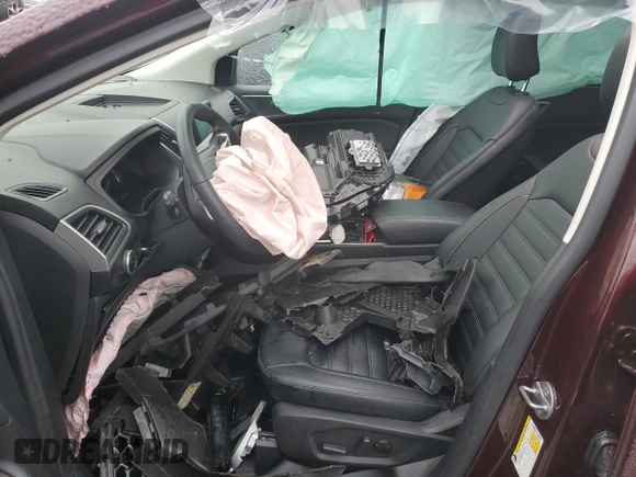 2024 Ford Edge SEL with VIN 2FMPK4J9XRBA59982, listed as a Copart auction lot 44008745 with 0 mi miles and Salvage Title. Bid and sale history available at carsss.com. Image 7.