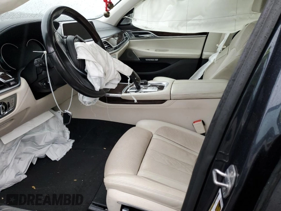 2016 BMW 7 Series 750i xDrive with VIN WBA7F2C57GG415427, listed as a Copart auction lot 36699423 with 0 mi miles. Bid and sale history available at carsss.com. Image 7.
