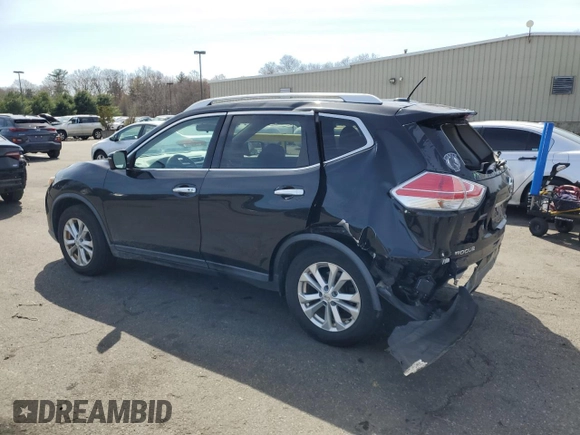 2016 Nissan Rogue SV with VIN KNMAT2MV4GP673100, listed as a Copart auction lot 53835905 with 109,158 mi miles and Salvage Title. Bid and sale history available at carsss.com. Image 2.