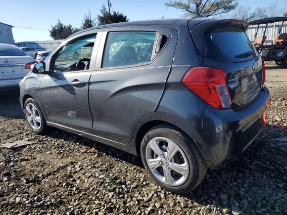 2020 Chevrolet Spark LS with VIN KL8CB6SA0LC455555, listed as a Copart auction lot 42741545 with 0 mi miles and Salvage Title. Bid and sale history available at carsss.com. Image 2.