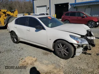 2015 Infiniti Q40 with VIN JN1CV6AR1FM651110, listed as a Copart auction lot 47437555 with 155,762 mi miles and Salvage Title. Bid and sale history available at carsss.com. Image 4.