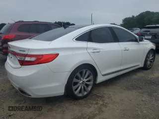 2014 Hyundai Azera Limited z VIN KMHFH4JG9EA342081, wystawiony jako Copart lot #60151565 z przebiegiem 138 351 mil mil oraz Szkoda całkowita • Salvage title. Historia ofert i sprzedaży dostępna na DreamBid. Obrazek 3.