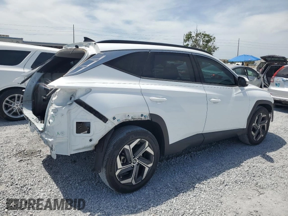 2022 Hyundai Tucson Limited with VIN 5NMJE3AE2NH002986, listed as a Copart auction lot 53471525 with 58,265 mi miles and Non Repairable. Bid and sale history available at carsss.com. Image 3.