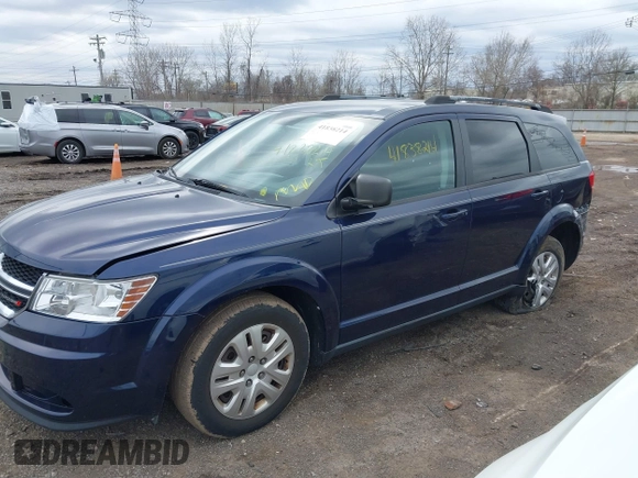 2017 Dodge Journey SE with VIN 3C4PDCAB9HT590394, listed as a IAAI auction lot 41838214 with 71,442 mi miles and . Bid and sale history available at DreamBid. Image 14.
