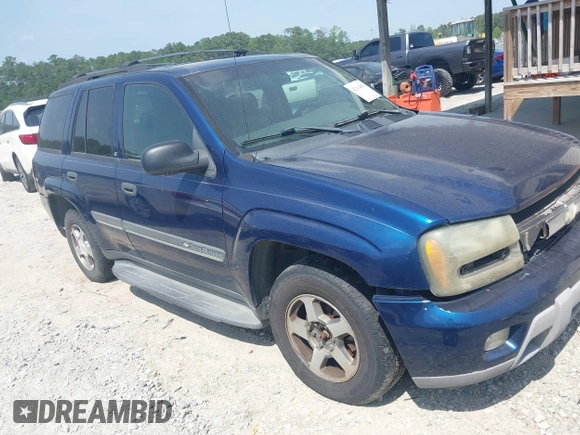 2002 Chevrolet TrailBlazer LTZ with VIN 1GNDT13S122374000, listed as a IAAI auction lot 42114054 with 196,703 mi miles and . Bid and sale history available at DreamBid. Image 1.
