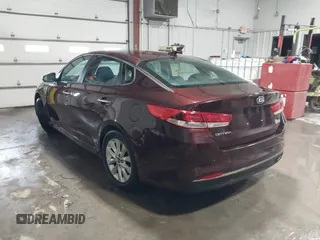 2016 Kia Optima LX with VIN 5XXGT4L3XGG073744, listed as a IAAI auction lot 41586212 with 111,628 mi miles. Bid and sale history available at carsss.com. Image 3.