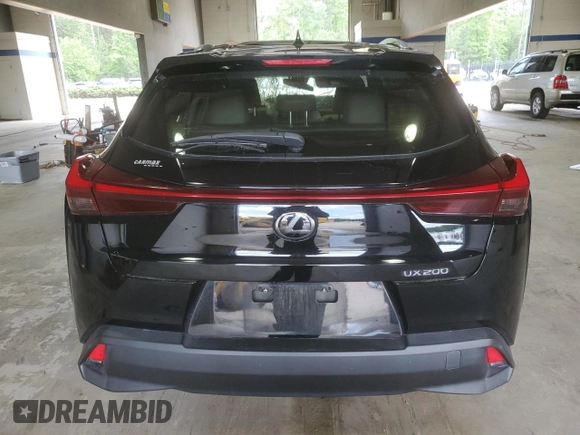 2022 Lexus UX 200 with VIN JTHX3JBH2N2050696, listed as a Copart auction lot 55606485 with 52,661 mi miles and Salvage title. Bid and sale history available at DreamBid. Image 6.