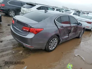 2020 Acura TLX with VIN 19UUB1F31LA004707, listed as a Copart auction lot 51321135 with 103,928 mi miles and Non Repairable. Bid and sale history available at carsss.com. Image 3.