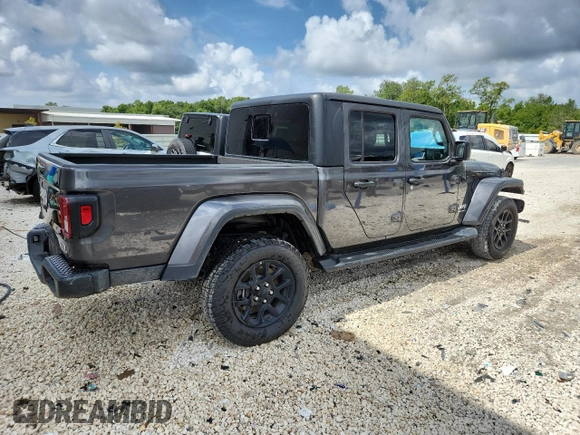 2023 Jeep Gladiator Overland with VIN 1C6HJTFG5PL560876, listed as a Copart auction lot 63239105 with 51,205 mi miles and Clean title. Bid and sale history available at DreamBid. Image 3.