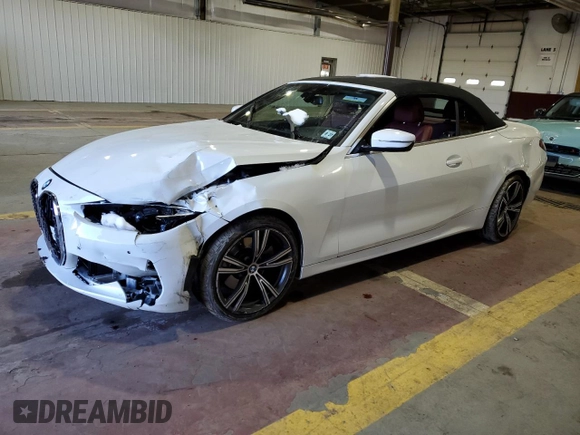2023 BMW 4 Series 430i xDrive with VIN WBA43AT03PCL32501, listed as a Copart auction lot 42541515 with Not Provided miles and Salvage Title. Bid and sale history available at DreamBid. Image 1.