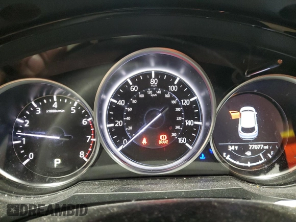 2020 Mazda CX-9 Touring with VIN JM3TCBCY9L0404816, listed as a Copart auction lot 45633915 with 77,077 mi miles and Salvage Title. Bid and sale history available at carsss.com. Image 9.