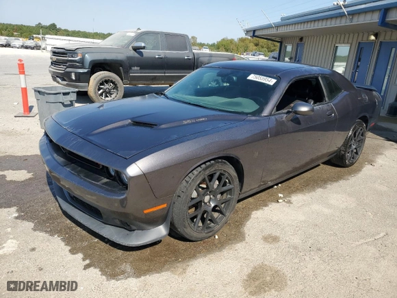 2015 Dodge Challenger R/T Scat Pack with VIN 2C3CDZFJ1FH712516, listed as a Copart auction lot 75055954 with 73,154 mi miles and Salvage Title. Bid and sale history available at carsss.com. Image 1.