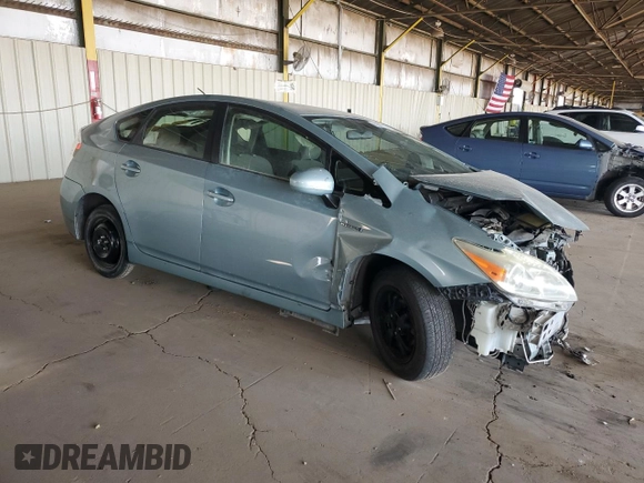 2012 Toyota Prius One z VIN JTDKN3DU4C1614637, wystawiony jako Copart lot #55791125 z przebiegiem Nie podano mil oraz Szkoda całkowita • Salvage title. Historia ofert i sprzedaży dostępna na DreamBid. Obrazek 4.