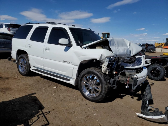 2005 GMC Yukon Denali with VIN 1GKEK63U75J168693, listed as a Copart auction lot 46911835 with 94,331 mi miles and Salvage Title. Bid and sale history available at carsss.com. Image 4.