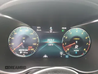 2022 Mercedes-Benz C with VIN W1KWK6EB7NG106807, listed as a Copart auction lot 87717575 with 13,876 mi miles and Salvage Title. Bid and sale history available at DreamBid. Image 9.