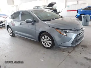2024 Toyota Corolla LE with VIN 5YFB4MDE0RP190055, listed as a IAAI auction lot 42326935 with 20,756 mi miles and . Bid and sale history available at DreamBid. Image 1.