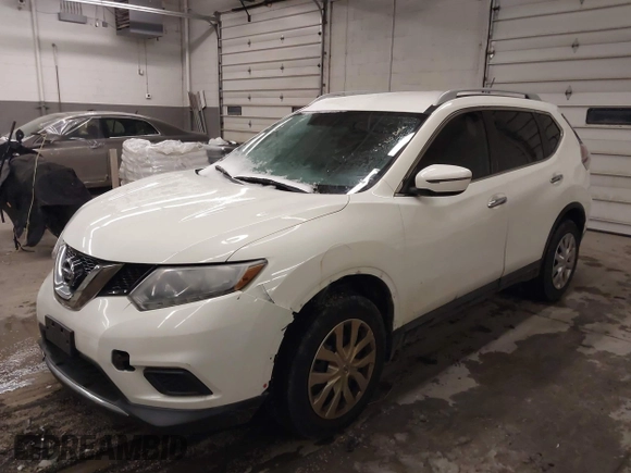 2016 Nissan Rogue SL with VIN 5N1AT2MT3GC817351, listed as a IAAI auction lot 41381048 with 172,665 mi miles and . Bid and sale history available at carsss.com. Image 2.