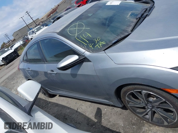 2019 Honda Civic Sedan Sport with VIN 19XFC2F85KE200828, listed as a IAAI auction lot 41807119 with 76,490 mi miles. Bid and sale history available at carsss.com. Image 13.