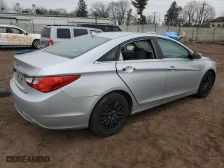2012 Hyundai Sonata GLS PZEV with VIN 5NPEB4AC1CH381008, listed as a Copart auction lot 46790295 with 190,887 mi miles and Salvage Title. Bid and sale history available at carsss.com. Image 3.