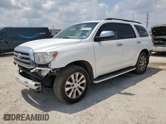 2015 Toyota Sequoia Limited with VIN 5TDJY5G19FS111788, listed as a Copart auction lot 64512124 with 73,013 mi miles and Salvage Title. Bid and sale history available at carsss.com. Image 1.