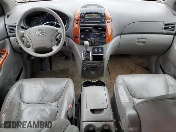 2008 Toyota Sienna XLE with VIN 5TDBK22C18S009630, listed as a Copart auction lot 44708035 with 233,359 mi miles and Salvage Title. Bid and sale history available at carsss.com. Image 8.