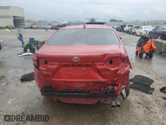 2020 Toyota Corolla XSE with VIN JTDT4RCE5LJ037959, listed as a Copart auction lot 80001954 with 84,643 mi miles and Salvage Title. Bid and sale history available at carsss.com. Image 6.