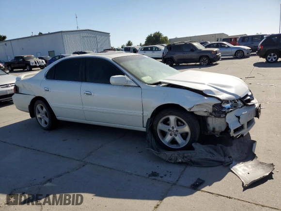 2003 Acura TL Type S w/Navigation System with VIN 19UUA56963A030329, listed as a Copart auction lot 58251334 with 180,159 mi miles and Salvage Title. Bid and sale history available at carsss.com. Image 4.