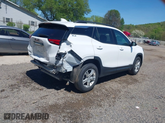 2019 GMC Terrain SLE with VIN 3GKALMEV7KL367026, listed as a IAAI auction lot 42151982 with 64,388 mi miles. Bid and sale history available at carsss.com. Image 4.