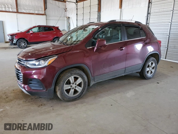 2017 Chevrolet Trax LT z VIN 3GNCJPSB6HL165655, wystawiony jako Copart lot #44524785 z przebiegiem 63 632 mil mil oraz Nie do naprawy • Non repairable. Historia ofert i sprzedaży dostępna na DreamBid. Obrazek 1.
