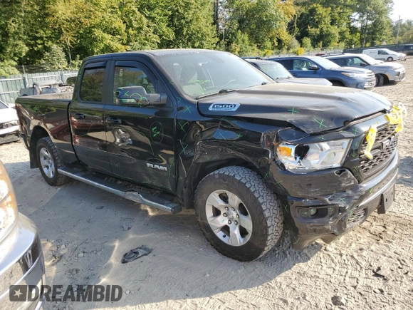 2023 Ram 1500 Big Horn with VIN 1C6SRFBT3PN621388, listed as a Copart auction lot 71449024 with 18,031 mi miles and Salvage Title. Bid and sale history available at carsss.com. Image 4.