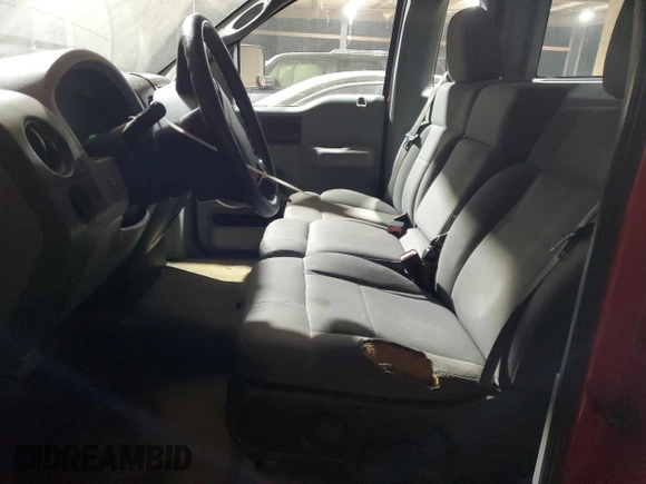 2006 Ford F-150 STX with VIN 1FTRF02296KA94302, listed as a Copart auction lot 89078895 with 184,750 mi miles and Salvage title. Bid and sale history available at DreamBid. Image 7.