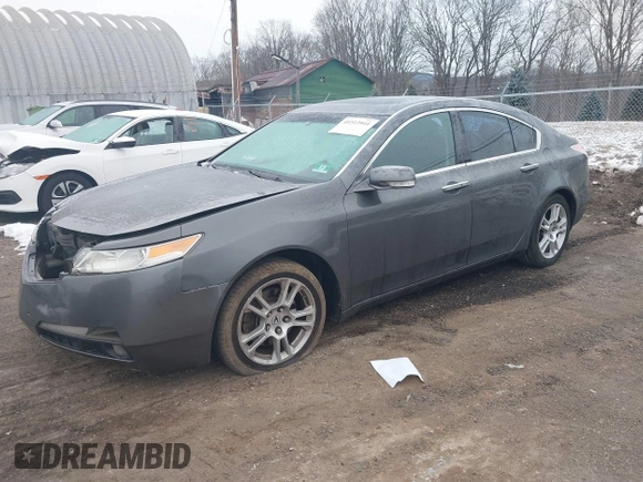 2009 Acura TL Tech with VIN 19UUA86559A012993, listed as a IAAI auction lot 41513941 with 151,680 mi miles. Bid and sale history available at carsss.com. Image 2.