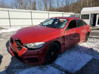 2015 BMW 4 Series 435i xDrive with VIN WBA4B3C50FGV48629, listed as a Copart auction lot 86322814 with 103,607 mi miles and Salvage Title. Bid and sale history available at DreamBid. Image 1.
