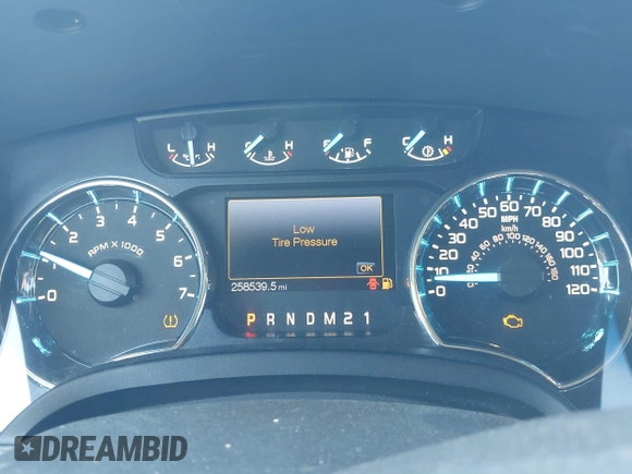 2012 Ford F-150 XL with VIN 1FTFW1CF6CFB74025, listed as a IAAI auction lot 42126700 with 258,539 mi miles. Bid and sale history available at carsss.com. Image 7.