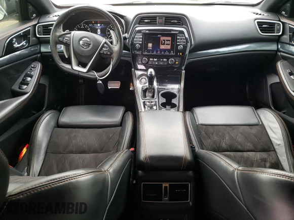 2019 Nissan Maxima SR with VIN 1N4AA6AV4KC376867, listed as a Copart auction lot 82721294 with 96,695 mi miles and Clean Title. Bid and sale history available at DreamBid. Image 8.