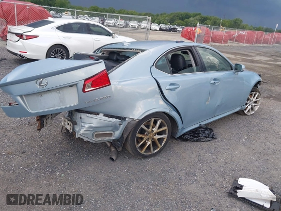 2011 Lexus IS 250 with VIN JTHCF5C21B5046401, listed as a IAAI auction lot 42546457 with Not provided miles and . Bid and sale history available at DreamBid. Image 4.