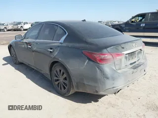 2018 Infiniti Q50 2.0t LUXE with VIN JN1CV7AR0JM280228, listed as a IAAI auction lot 41675002 with 203,946 mi miles. Bid and sale history available at carsss.com. Image 3.