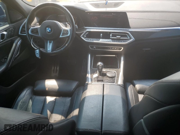 2021 BMW X6 M50i with VIN 5UXCY8C04M9E36899, listed as a Copart auction lot 68819334 with 72,808 mi miles and Salvage Title. Bid and sale history available at carsss.com. Image 8.