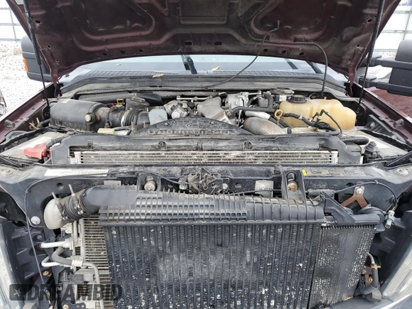 2010 Ford F-250 XL with VIN 1FTSX2BR9AEB14580, listed as a Copart auction lot 54435665 with 161,252 mi miles and Salvage title. Bid and sale history available at DreamBid. Image 11.