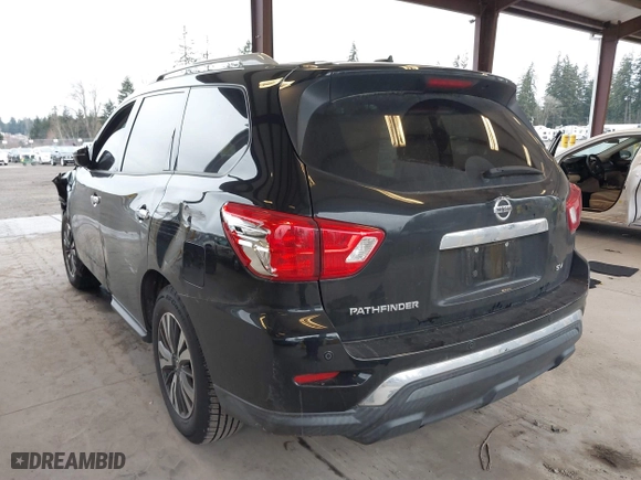 2017 Nissan Pathfinder SV with VIN 5N1DR2MN8HC656381, listed as a IAAI auction lot 41718856 with 116,359 mi miles. Bid and sale history available at carsss.com. Image 3.