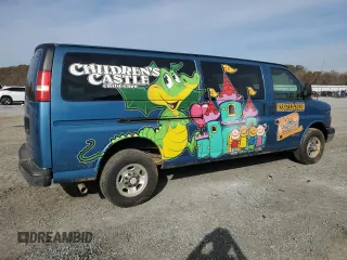 2006 Chevrolet Express Passenger with VIN 1GAHG39U261200900, listed as a Copart auction lot 81040404 with 68,221 mi miles and Salvage title. Bid and sale history available at DreamBid. Image 3.