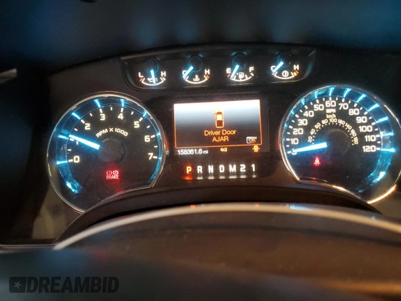 2011 Ford F-150 XL with VIN 1FTFW1EF2BKD60292, listed as a Copart auction lot 53454125 with 158,361 mi miles and Salvage title. Bid and sale history available at DreamBid. Image 9.