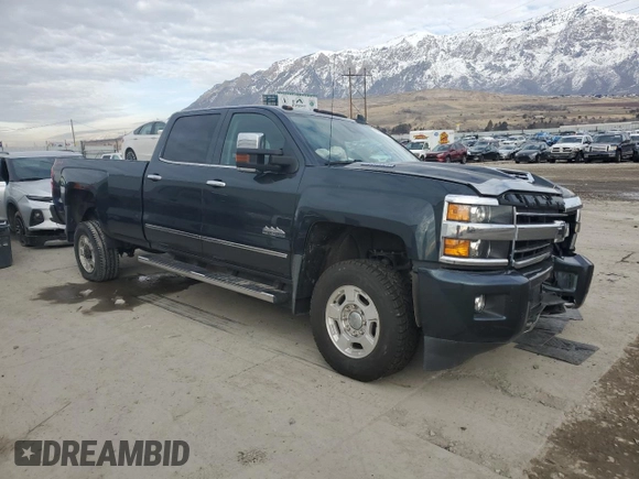 2018 Chevrolet Silverado 3500HD High Country with VIN 1GC4K1EY7JF108484, listed as a Copart auction lot 87854835 with 88,518 mi miles and Salvage title. Bid and sale history available at DreamBid. Image 4.