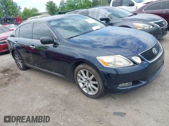 2006 Lexus GS 300 with VIN JTHCH96SX60002395, listed as a IAAI auction lot 42165961 with 193,178 mi miles. Bid and sale history available at carsss.com. Image 1.