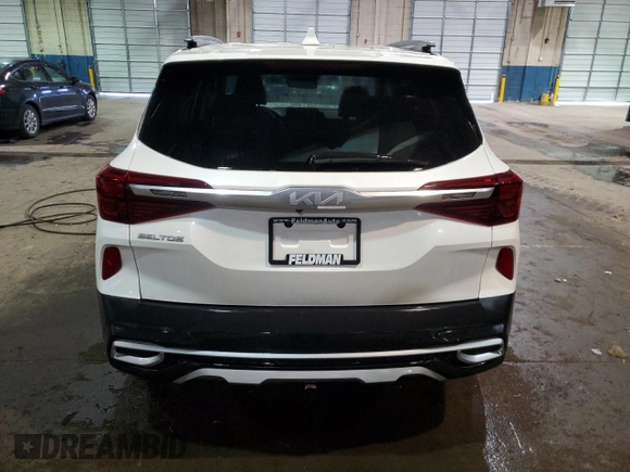 2023 Kia Seltos EX with VIN KNDERCAA2P7414838, listed as a Copart auction lot 87910445 with 38,662 mi miles and Non Repairable. Bid and sale history available at DreamBid. Image 6.