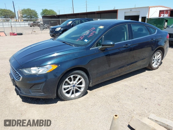 2020 Ford Fusion SE with VIN 3FA6P0HD8LR111256, listed as a IAAI auction lot 42032725 with 98,822 mi miles. Bid and sale history available at carsss.com. Image 17.